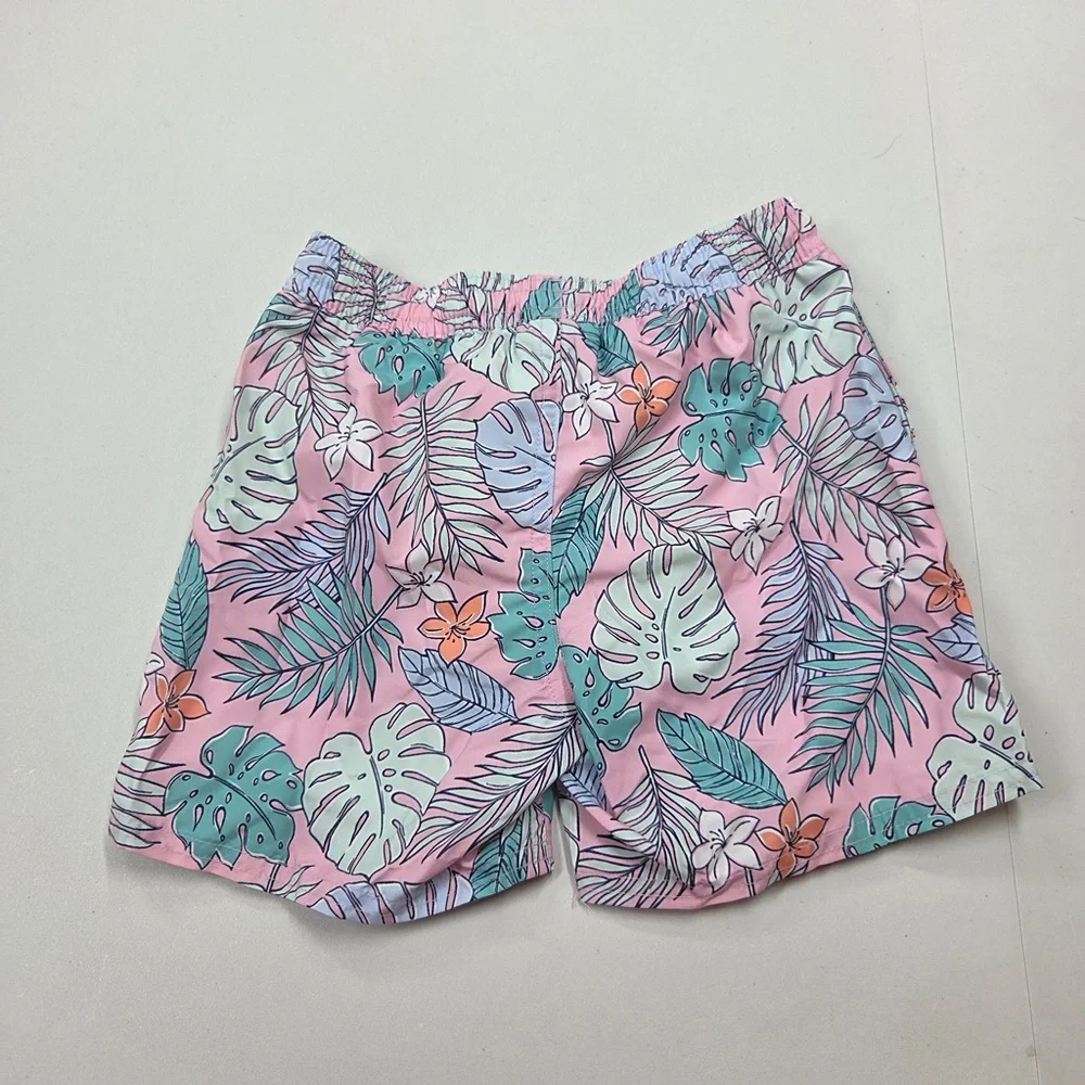 NWT QUINCE Swim Trunk Palms Kid Boy Size 4 6914